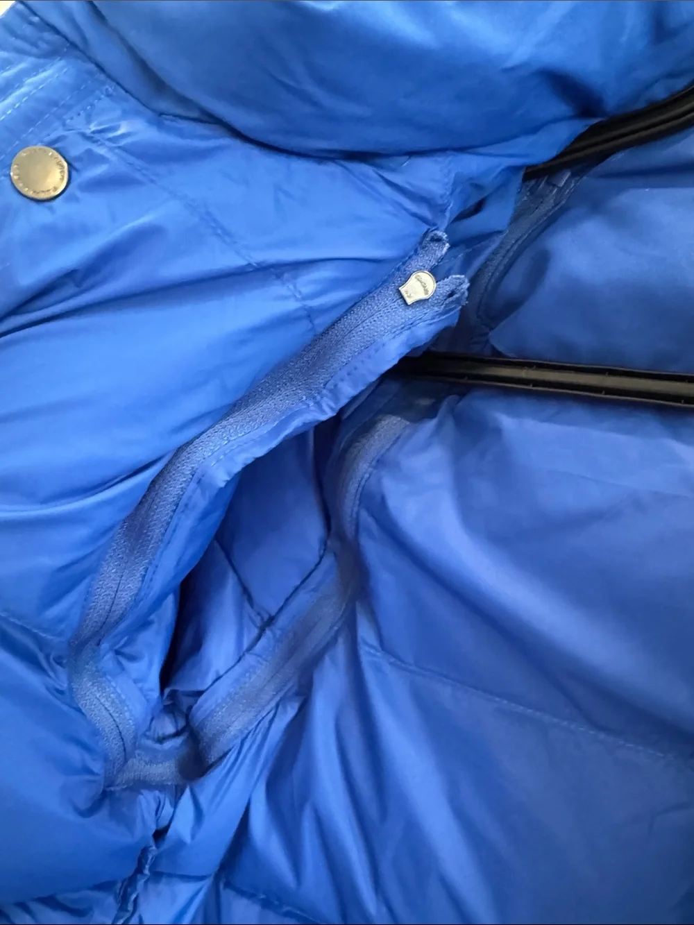 Polo by Ralph Lauren Kids Bright Blue Hooded Quilted Puffer Jacket/vest